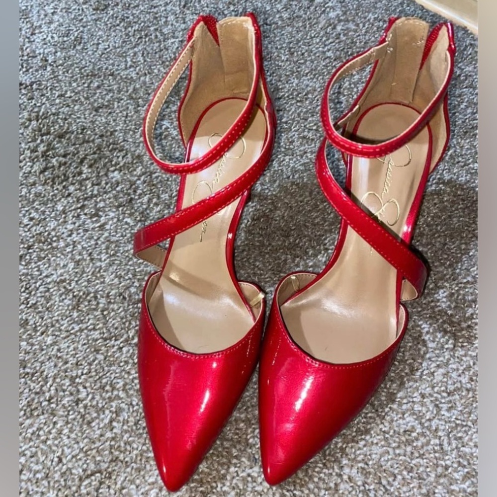 Jessica Simpson T-Strap Stiletto Pumps